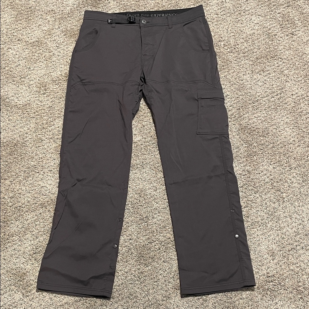 Prana Men's Dark Gray Cargo Pants